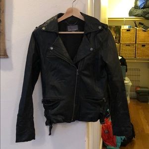 Tinley Road black leather jacket